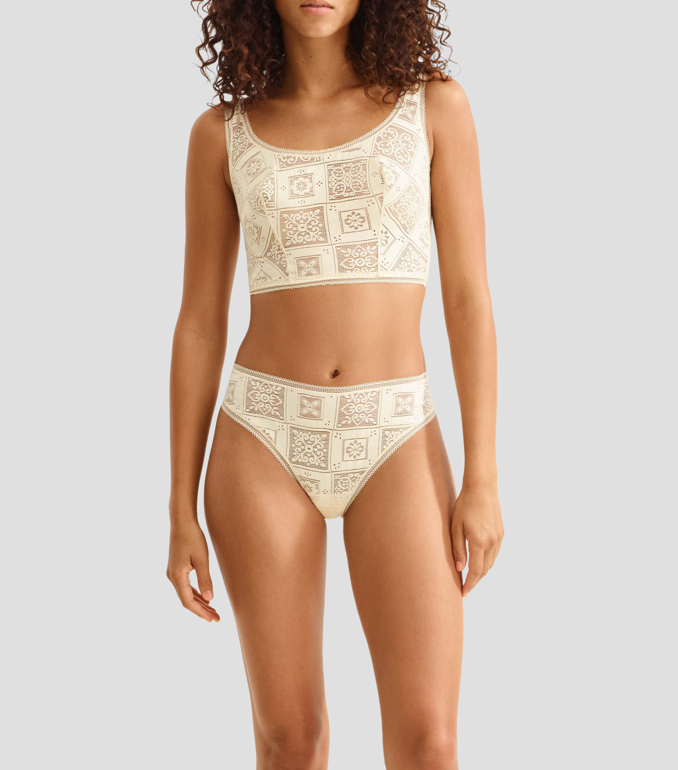 Tanga con microdiseño Mandala Mujer